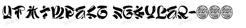 UTMImpact Regular字体转换